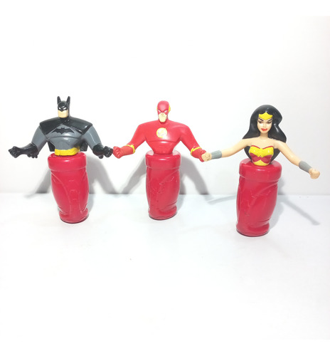 Lote Figuras Batman, Wonder Woman, Flash Promocionales Bk