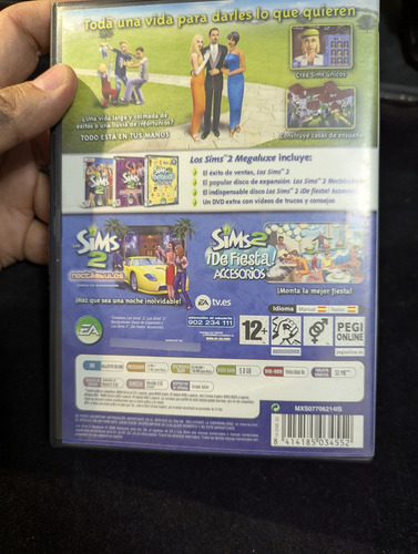 Juego Para Computadora Los Sims 2 Edición Mega Deluxe (Usado)