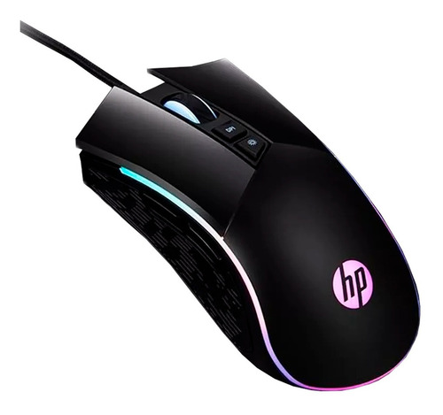 Mouse Gamer Hp 7 Botoes 4800 Dpi M220 Com Led 1qw51aa C/ Nf