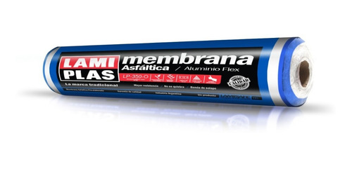 Rollo Membrana Aluminio Asfáltica 2mm 15kg Lamiplas