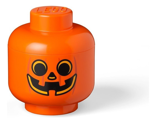 Caja Apilable Para Ordenar Lego® Cabeza Head Small 4031 Orig Color Naranja / Pumpkin