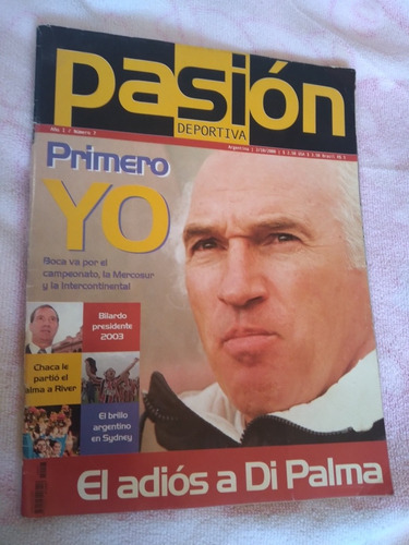 Revista Pasión Deportes Bilardo Boca 2 10 2000 N7