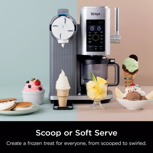 Máquina De Helados Ninja Swirl By Creami 13 En 1 2025 Negro 60 Hz