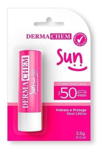 Protetor Labial Solar Dermachem Sun - Clique E Escolha