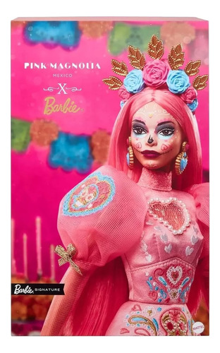 Barbie Pink Magnolia Catrina Dia De Muertos Mattel 2023 (Usado)
