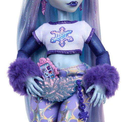 Boneca Monster High, Abbey Bominable Yeti Com Pet Mammoth