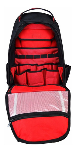 Mochilal Para Herramientas Trabajo Y Lapt 48228200 Milwaukee Color Negro Diseño De La Tela Lona