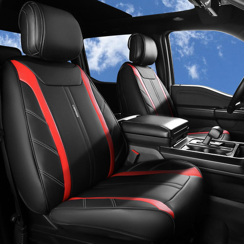 Juego Completo De Fundas De Asiento De Cuero De Lujo Pa 5646