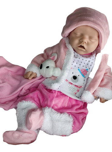 Bebe Reborn Original Silicona Solida Suave Blando Girl Boni