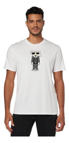 Karl Lagerfeld Paris Camiseta Kocktail Karl Para Hombre, Bla