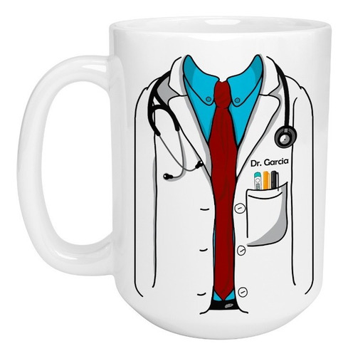 Taza Grande Doctor Medico Regalo Con Nombre Personalizada 