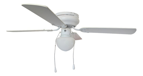 Ventilador De Techo Kleiman 42 PuLG C/ Lámpara 3 Velocidades Cantidad De Aspas 4 Estructura Blanco Aspas Blanco Diámetro 42