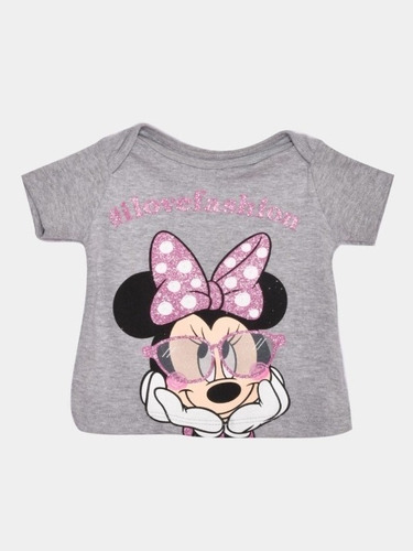 Playera Minnie Mouse Disney Camiseta 100% Algodón 12 Meses