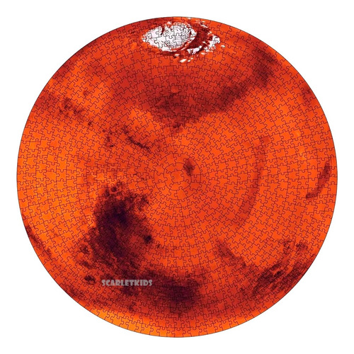 Imagen 2 de 6 de Puzzle Rompecabezas Circular 1000 Piezas Marte Hao Xiang Sk