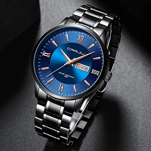 Reloj Hombre Crrju Relojes Minimalistas De Negocios Para Ho