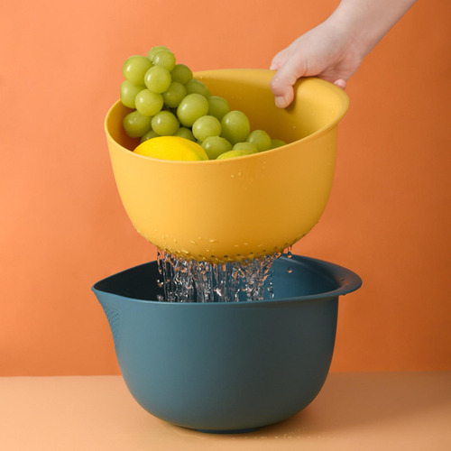 Cesta Para Lavar Verduras, Colador De Alimentos De Doble