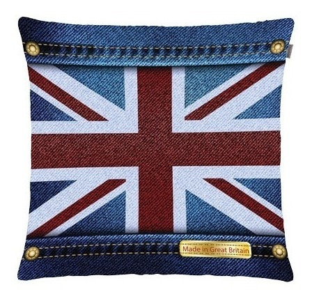 Capa De Almofada Inglaterra Great Britain 45x45cm Adomes