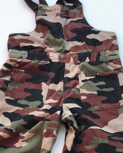 Imagen 5 de 6 de Buzo Térmico Militar Camuflaje Talla 16