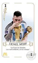 Comprar Messi As De Espada - Carta Campeones Mundo Panini Mcdonald