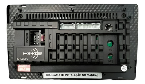 Multimídia Carplay Android 9 2din Ahd Espelhamento Sem Fio