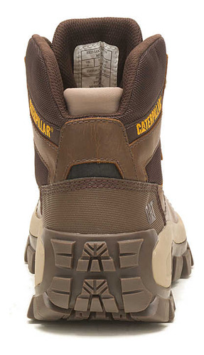 Botín Caterpillar Invader Hiker Wp Cuero Nobuck Dark Browm