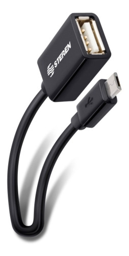 Cable Otg Para Celulares Android | Usb-455 Color Negro