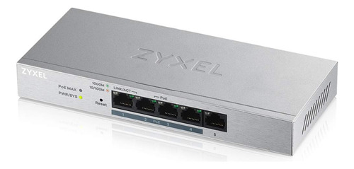 Switch Poe+ Administrado Web De 5 Puertos Gigabit Ethernet