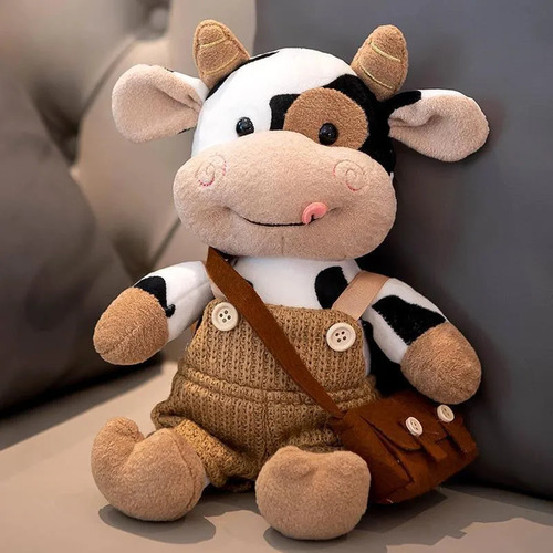 Peluche De Vaca (vaquita) De 28 Cm