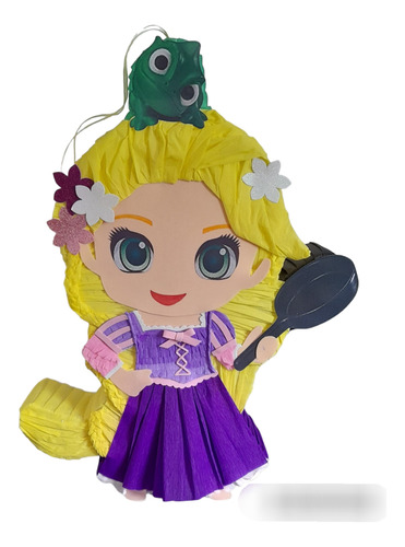 Piñatas Personalizada Estilo Mexicano Rapunzel