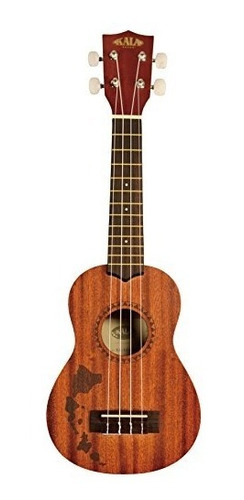 Ukelele Soprano Kala Ka-15-h1 Con Islas Hawaianas Grabado