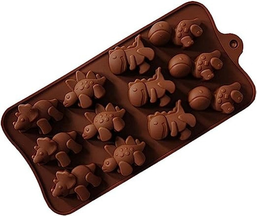 Molde Para Bombones Chocolate Dinosaurios