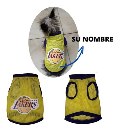 Ropa Para Perro Modelo Lakers Perro-nalizado