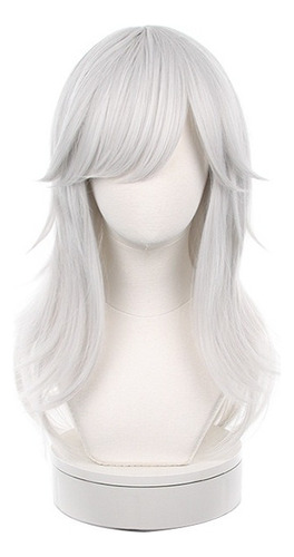 Genshin Impact Cyno Halloween Cosplay Peluca Largo Pelo 60cm