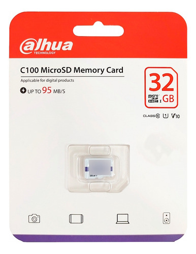 Paquete De 10 Memorias Microsd 32 Gb, Dahua, Videovigilancia