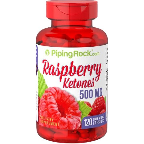 Quemador Grasa Raspberry Ketones 500mg 120 Caps Bajar Peso 