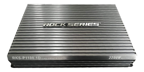 Imagen 1 de 3 de Amplificador Rock Series Rks-p1100.1d 2200wmax Class D 1 Can