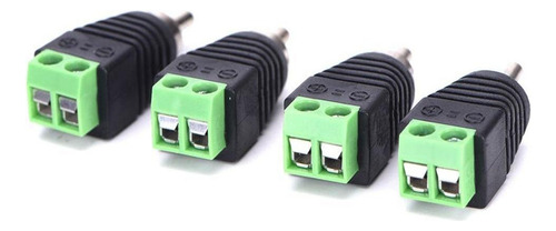 4 Piezas Cable De Bocina A De Sonido Conector Adaptador