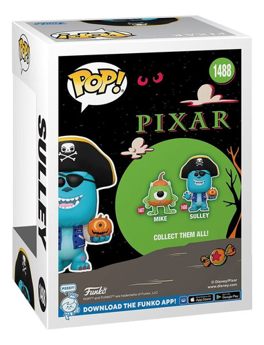 Funko Pop! Disney: Pixar Halloween - Pirata Sulley #1488