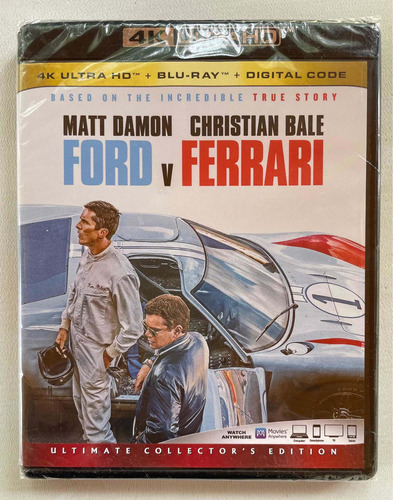 Ford V Ferrari 4k Ultra Hd + Blu-ray