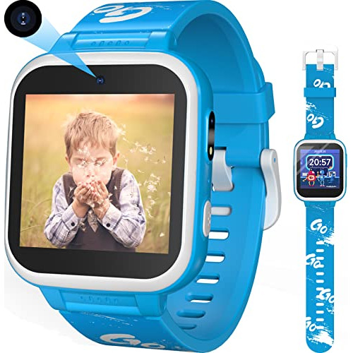 Smart Watch For Kids With Hd Dual Camera Touchscreen Puzzle