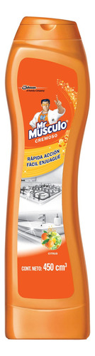 Limpiador Mr Músculo Citrus floral en crema 450ml