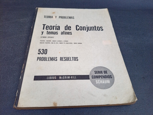 Mercurio Peruano: Libro Teoria De Conjuntos Plomo  L205