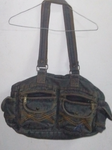  Bolso-cartera,, Para Dama Tela De Jeens,disponible..