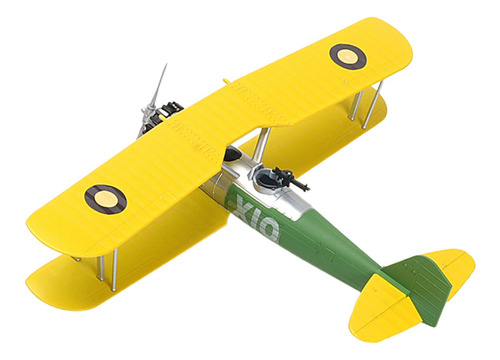 Juego De Construcción De Avión Modelo De De Amarillo X10