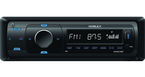 Estereo Bluetooth Para Auto Usb Am Fm Noblex Nxr3019bt