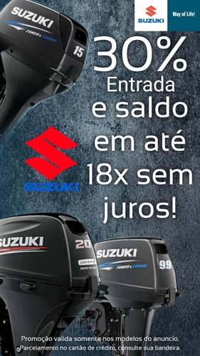 Imagem 3 de 9 de Motor De Popa 20 Hp 4 Tempos - Suzuki