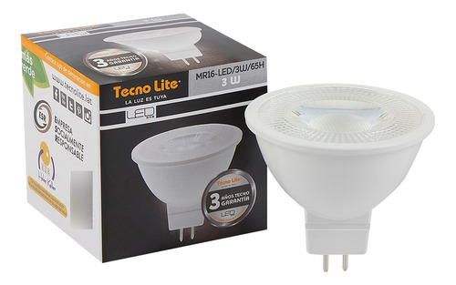 Foco P/casa Led 3w 250lm 6500k Tecnolite Sn