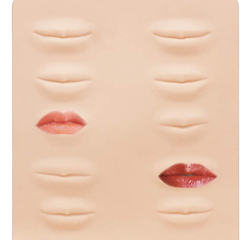 Piel Sintetica Practica De Micropigmentación Labios