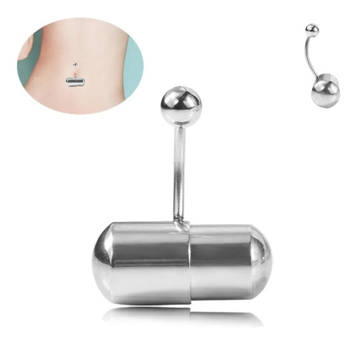 Piercing Vibratorio Curvo Para Lengua Y Ombligo 