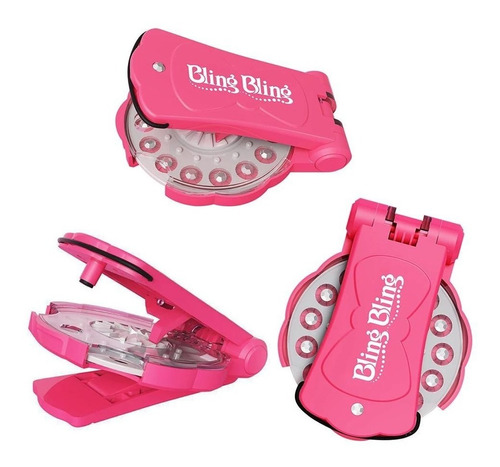 Bling Máquina Para Colocar Brillitos Piedras En Cabello Jugu